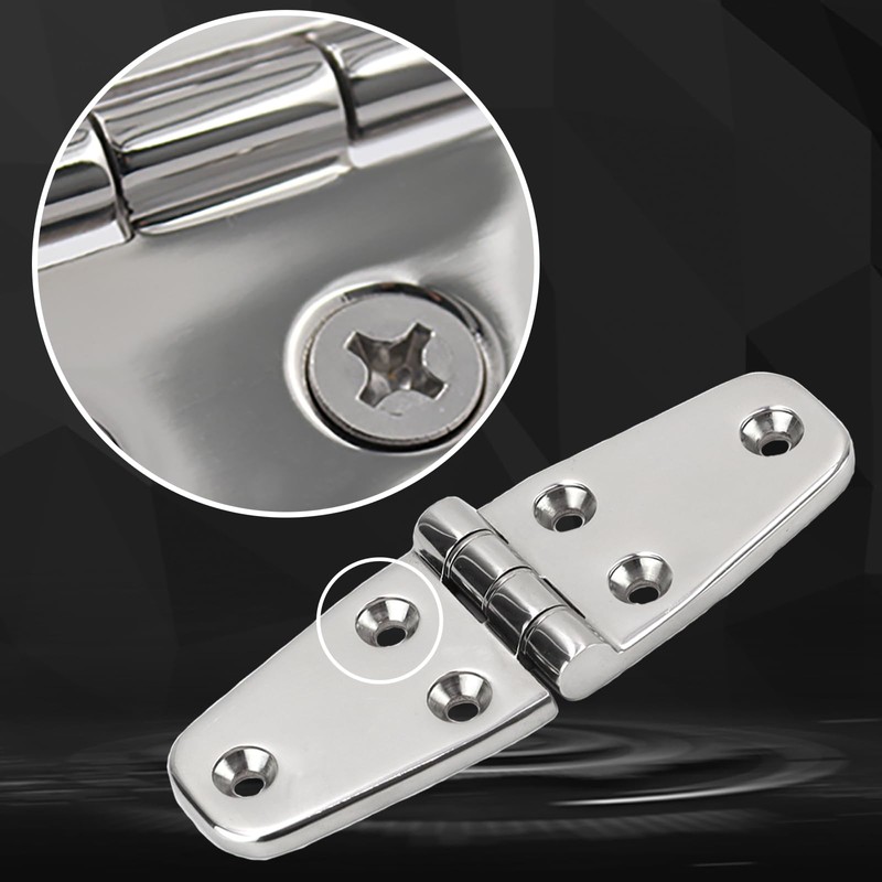 Laorde 316 Stainless Steel Boat Hinges Marine Grade 4 inch