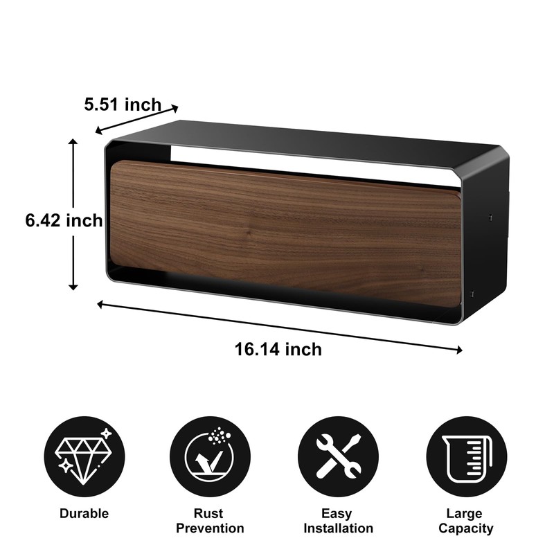 TREELOG Mailbox for House - Easy to Install Wall Mount,