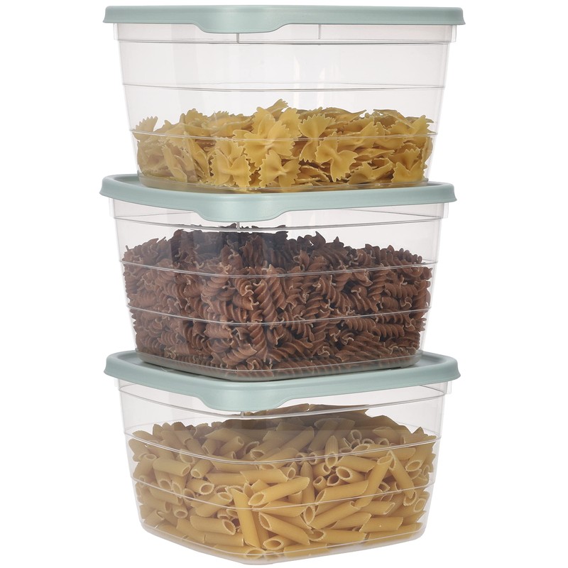 KOTARBAU® 3-Piece Set Food Storage Container with Lid 165 x