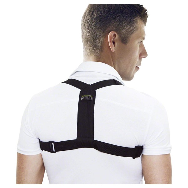 Blackroll Posture, The Original. Posture Trainer for a Improved Body Awareness and Good Posture in Various Sizes, black