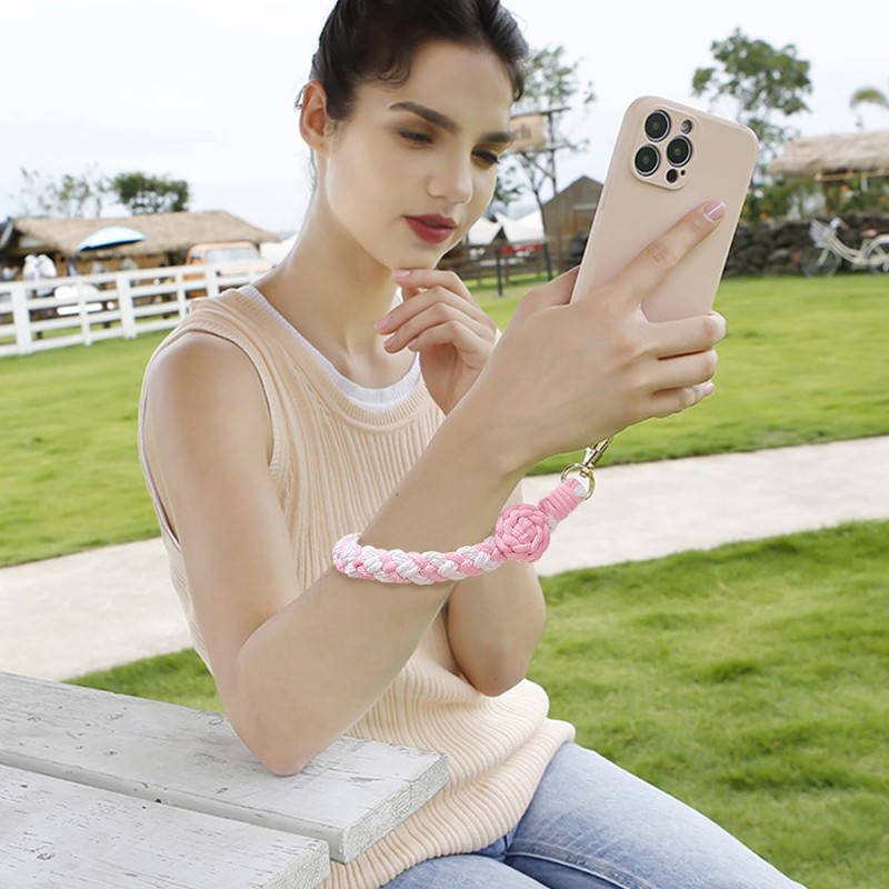 CHIWUTECH Boho Macrame Phone Wrist Strap, Cell Phone Lanyard with