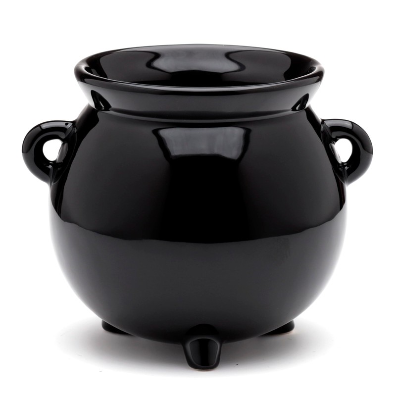 Puckator Vaso da Interno in Ceramica- Calderone - Streghe Nere