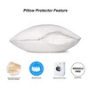 Pillow Protector Pair Waterproof Antiallergy Full Enclosure with Zip Protector