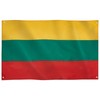 Runesol Lithuania Flag, 91x152cm, 3ft x 5ft, 4 Grommets, Eyelet