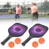 Professional Outdoor Sporting Goods Carbon Fiber Pickleball Paddles Rackets Balls