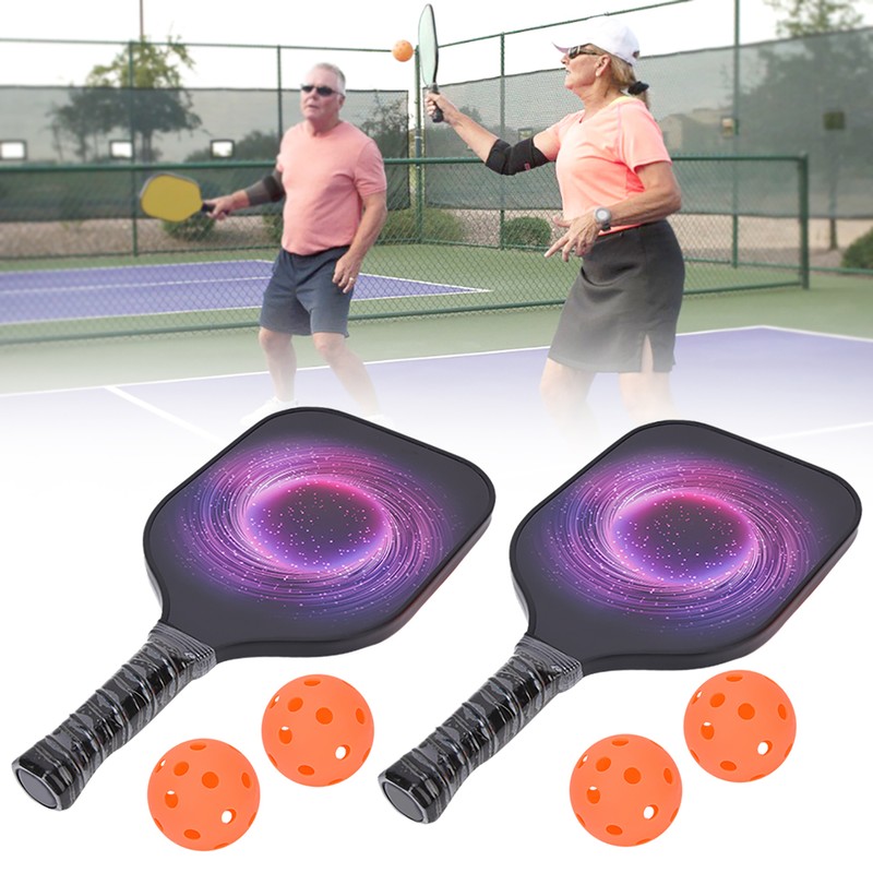 Professional Outdoor Sporting Goods Carbon Fiber Pickleball Paddles Rackets Balls
