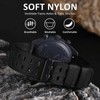 WOCCI Nylon Watch Strap, Silky Nylon Watch Strap with Double