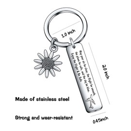 De&ai Pilot Gift Flight Attendant Keychain Fly Safe Gift Traveling Gift stewardess jewelry Pilot appreciation gift Flight Attendant retirement keychain Traveling lover gift