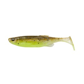 Savage Gear Fett Minnow T-Tail - Realistic Minnow Design with Kicking & Rolling Action, Ideal for Bass, Walleye, Pike & Predator Fishermen, Perfect for Clear & Dark Water Dark Water Mix 13 cm