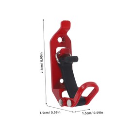 COHEALI 2pcs Shovel Clamp Mount for Car Roof Rack Durable Metal Holder Bracket Easy Installation Versatile Tool Fixation for Efficient Work Stylish Design