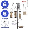 Bird Feeding Station Kit Pole Wild Bird Feeder Hanging Planter