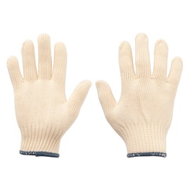 Mitani Corporation 206001 Pure Cotton, 8G, 12 Pairs, One Size Fits Most, 100% Cotton, Pure Cotton Work Gloves