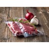 Pack of 100 Vacuum Sealed Edge Bags 90 mµ Transparent