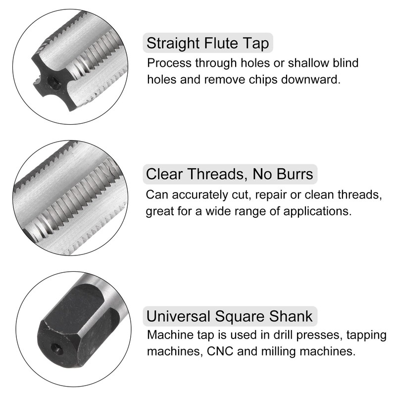 QUARKZMAN 2 Piece Tap and Die Set, 3/4-16 UNF Left