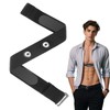 Grosion Adjustable Chest Mount Belt,Heart Rate Monitor Chest Replacement Strap
