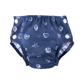 Popolini Sea Shells Swim Nappy Ideal for Bath Trips and Baby Swimming (L ~ 8-15 kg)