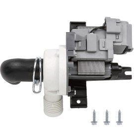 Seentech W10536347 Washer Drain Pump with 3 Mounting Screws Exact for Whirlpool Kenmore Maytag Washer Replaces W10217134, W10049390, 2392433, 8542672, PS5136124, W10155921, AP5650269