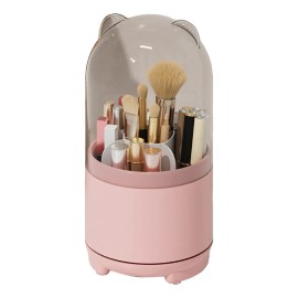 Recipiente For Guardar Brochas De Maquillaje Con Rotación D
