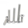 M4-0.7 x 10mm Flat Head Socket Cap Screws Bolts, Stainless