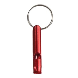 QUINTRA 5 Pieces Small Aluminium Whistle Wilderness Activities Fire Pipe Outdoor Training Practical Tools Emergency Set for Women (Red, One Size)