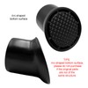 Timyrimy 1.89"/48mm Porch Swing Replacement Angled Feet, Black Plastic Leg