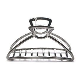 Numblartd Women Girls Hollow Triangle Metal Alloy Hair Claw Jaw Clips - Vintage Fashion Ponytail Holder Hair Catch Hairpin Hair Updo Grip Hair Accessories for Thick Hair (Black)