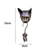 HUSHUI Door Knocker, Cat Door Knocker Sculpture Cat Catch Mouse