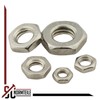 SC-Normteile Pack of 10 hexagon nuts (low shape, with chamfer),