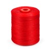 BUTUZE 210D Waxed Thread, 880Yards, Flat Waxed Thread for Leather Sewing, Book Binding, Sewing Shoes,Leather Craft, Bracelet Making - Red