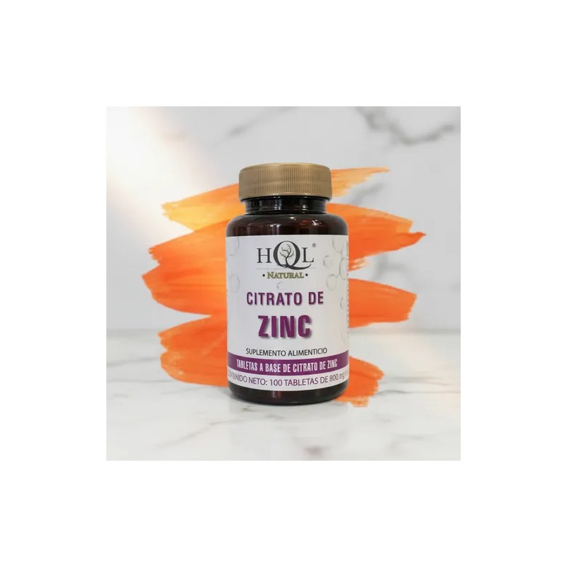 Hql Citrato Zinc 100 Tabs