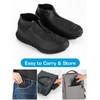 Zbyoujer - Fundas impermeables para zapatos de lluvia de silicona,