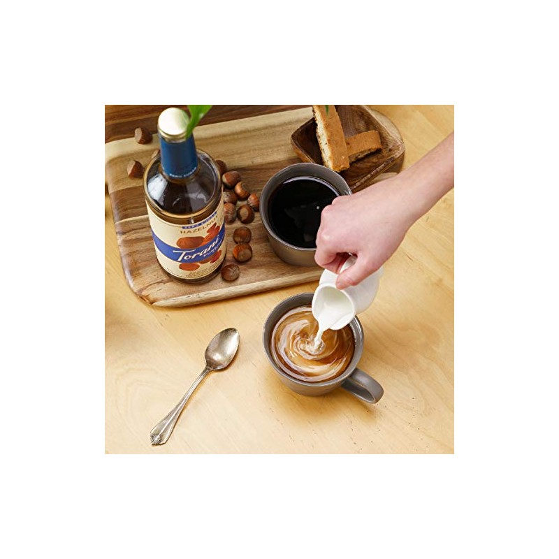 Torani Puremade Syrup, Zero Sugar Hazelnut Flavor, Glass Bottle, Natural