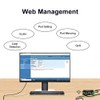 Industrial Managed 5 PoE Gigabit Switch, IEEE 802.3af/at Boost Voltage