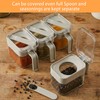 Suclain 6 Pcs Condiment Jar Spice Container 13.5oz Sugar and