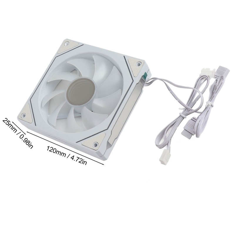 120mm ARGB PWM Case Fan 800 to 2000RPM 4pin PWM
