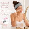 4 Pcs Terry Cloth Facial Headband for Women - Adjustable