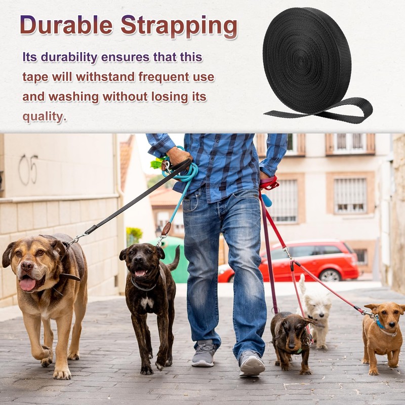 sourcing map Nylon Webbing Strap, 22 Yards x 1" Polypropylene