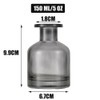 150ml/5oz Refillable Glass Diffuser Bottle Aromatherapy Jar Container Fragrance Accessories