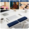Sushret L-Shaped Desk Elbow Pad for Desk, 2-Pack Memory Foam