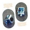 Outanaya 2Pcs Sliding Door Stopper Track Bumper Prevents Door Collision