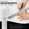 NOKKO 12 Inch Architectural and Engineering Scale Ruler Set -