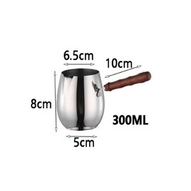 Espresso Cup Milk Frothing Pitcher 300ml Stainless Steel Milk Frother Cup Espresso Machine Accessories Coffee Pot Milk Jug