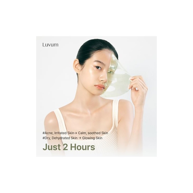 Luvum Mascarilla de Gel con Centella, Hidrogel, Cuidado Nocturno, 41