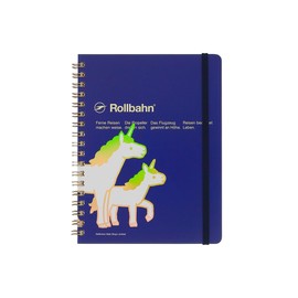 DELFONICS (デルフォニックス) Rollbahn Pocket Memo Unicorn, Large (Dark Blue)