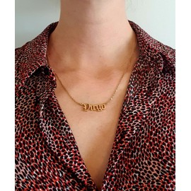 Zodiac necklaces made from Tarnish free stainless steel! By Zotair (Virgo Gold)