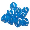 Yiotfandoll 10PCS Polyhedral Dice D6 Dice 16mm Acrylic Dice Game