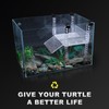 SIKGFPN Adjustable Turtle Basking Platform, 10-13" Wide, Slip-Resistant Ramp, Acrylic,