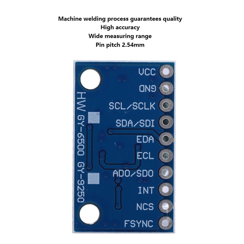 MPU‑9250 GY‑9250 Sensor Magnético de Aceleración Giroscópica de 9 Ejes