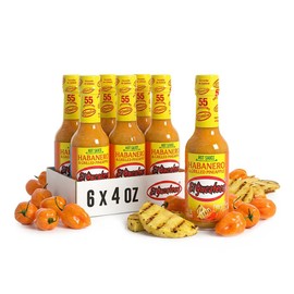El Yucateco Grilled Pineapple and Habanero Sauce, 4 oz, Gluten Free, 6 Pack