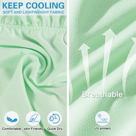 Fnaobai Dog Cooling Outfit Cute Puppy Summer Quick Dry Sleeveless Dress Shirt Breathable Pet Top Clothes Apparel with Ruffles for Small Medium Dog Cats (Green, X-Large（13.2-16.5lb）)